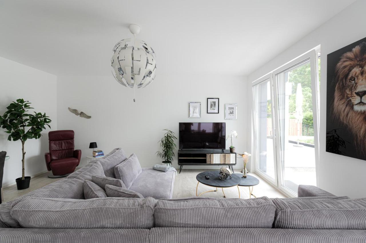 Lulex IV - Traumwohnung Terasse Garten In Neuss Buitenkant foto